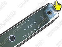 Биометрический Wi-Fi замок с видеокамерой для входной двери - HDcom SL-K-915 Tuya-WiFi - кодовая панель и встроенная камера
